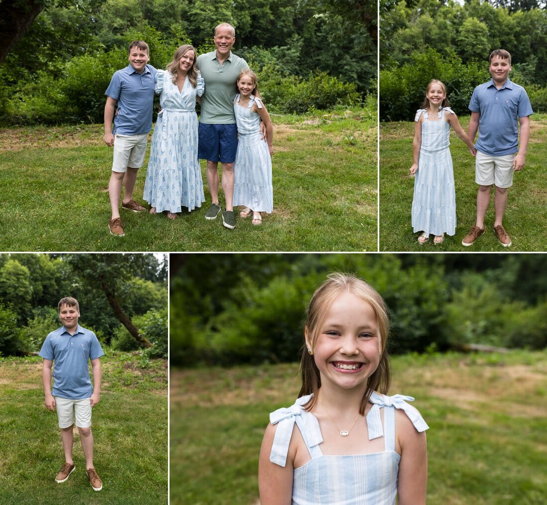 family photos at cook park in tigard