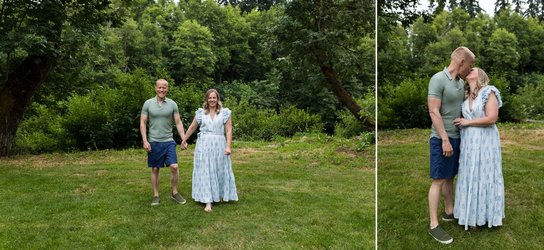 family photos at cook park in tigard