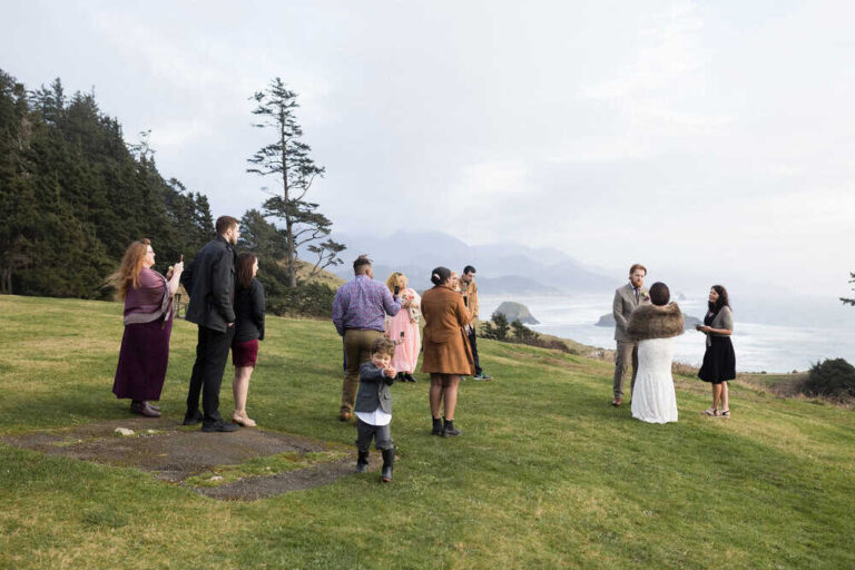Ecola State Park Oregon Elopement | Monica + Alex