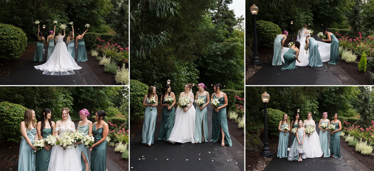 Bride and Bridesmaid photos