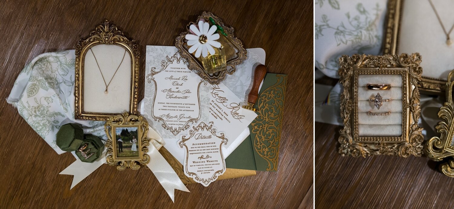 wedding details, rings