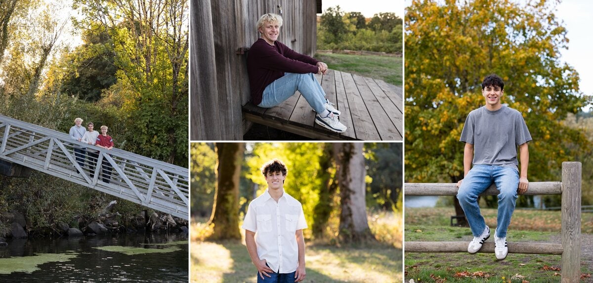 senior photos at Champoeg State Park