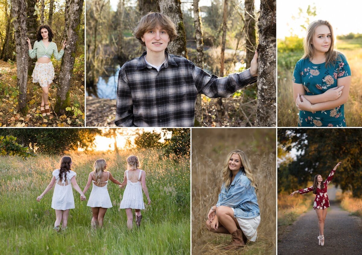 senior photos at the Tualatin River Wildlife Refuge