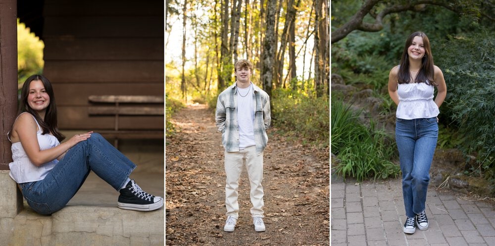 senior photos at Jenkins Estate