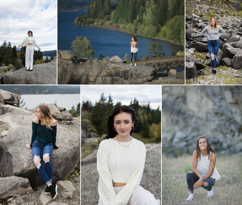 senior photos at Government Cove